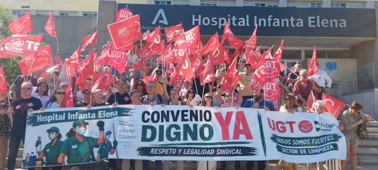 Concentración por un Convenio digno