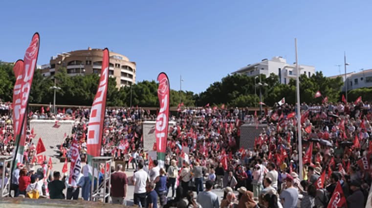 ÉXITO ROTUNDO: MILES DE TRABAJADODORES/AS DEL MANIPULADO DE ALMERÍA CLAMAN POR CONVENIO DIGNO