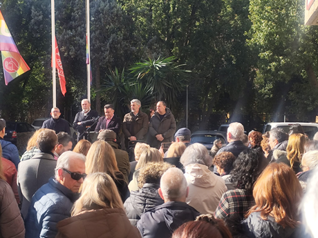 UGT Andalucía guarda un minuto de silencio en todas sus sedes en memoria de las víctimas del accidente ferroviario de Adamuz