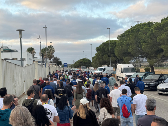 Éxito de la huelga en Airbus en los centros de Sevilla y Cádiz