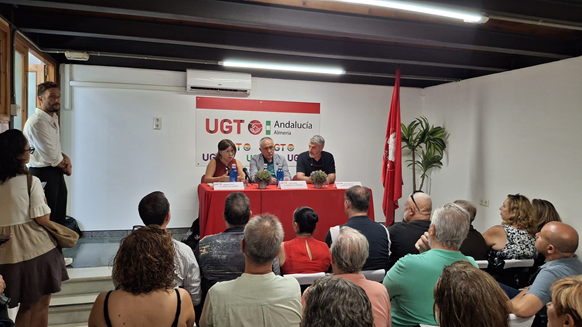 UGT reivindica desde Almería más derechos, seguridad laboral