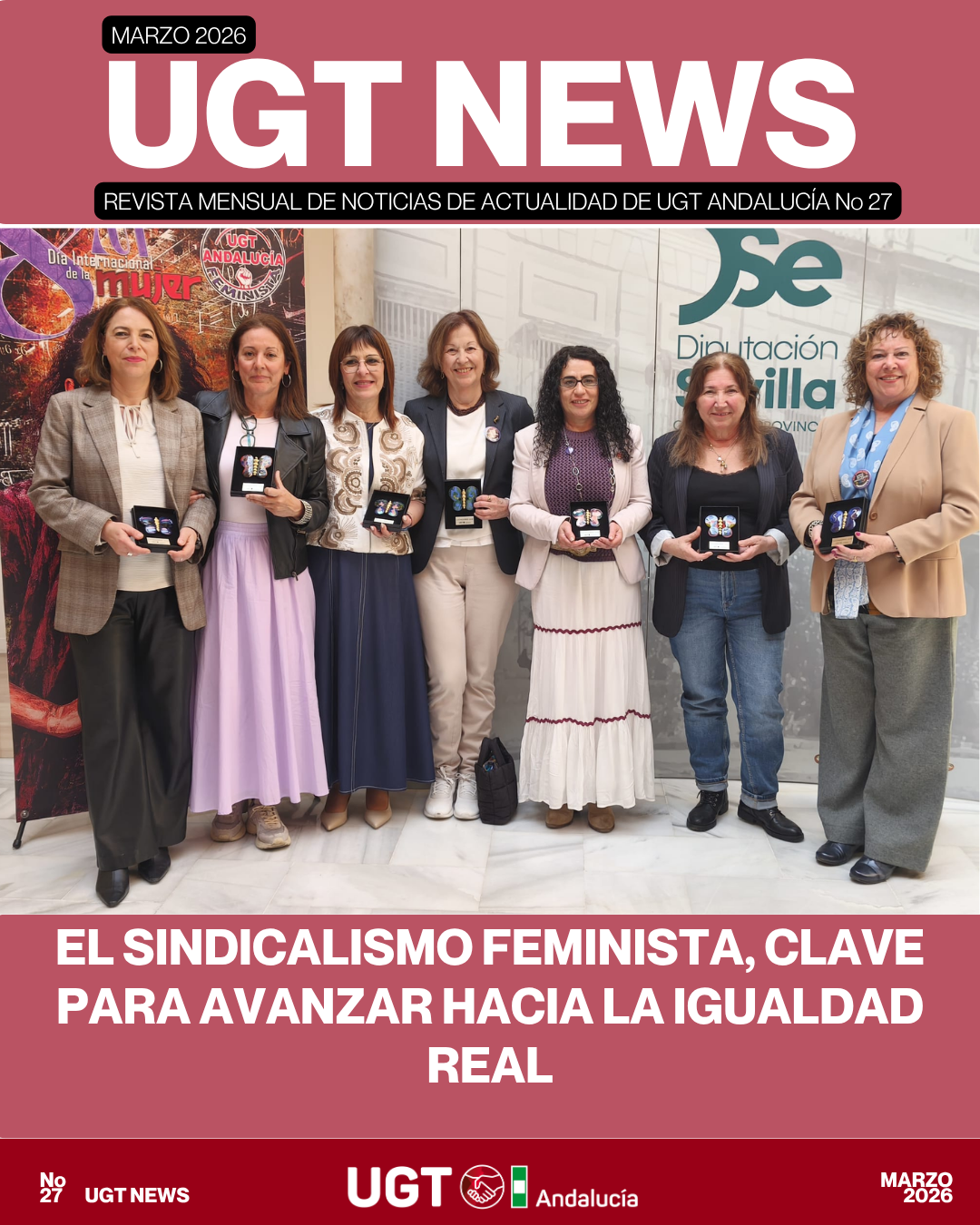UGT Andalucía lanza el número 27 de “UGT-A News”, la revista mensual de noticias de actualidad de nuestro sindicato