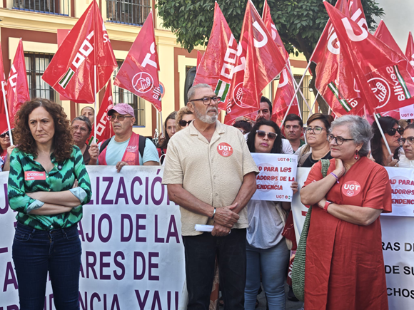 UGT Andalucía reclama en Sevilla empleo digno