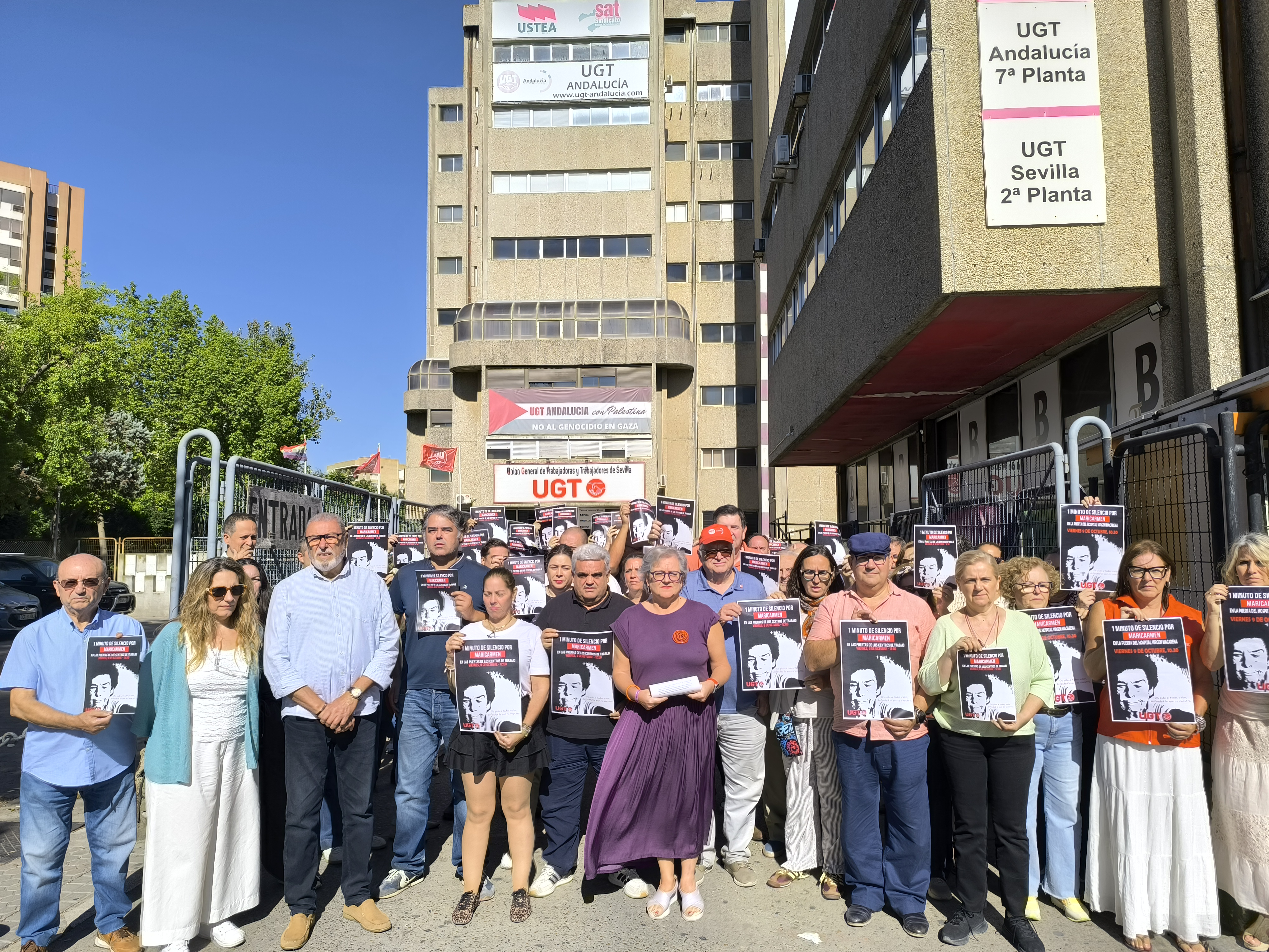 UGT Andalucía rinde homenaje a Maricarmen