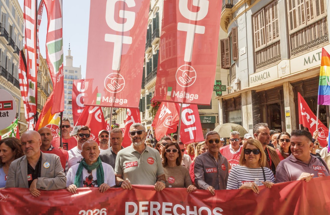 Málaga, epicentro del Primero de Mayo en España