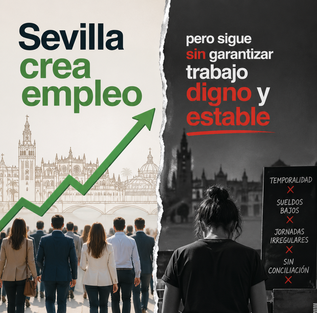 Sevilla crea empleo, pero sigue sin garantizar trabajo digno y estable