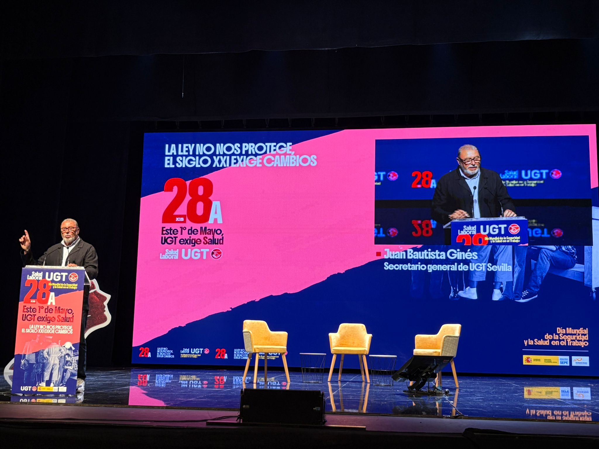 UGT Sevilla reúne a más de 600 delegados para exigir más seguridad y salud laboral