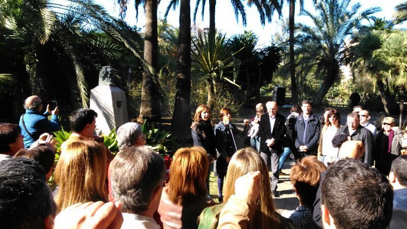 MOMENTO DEL HOMENAJE