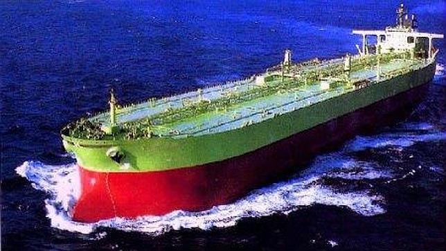 Imagen de un petrolero Suezmax