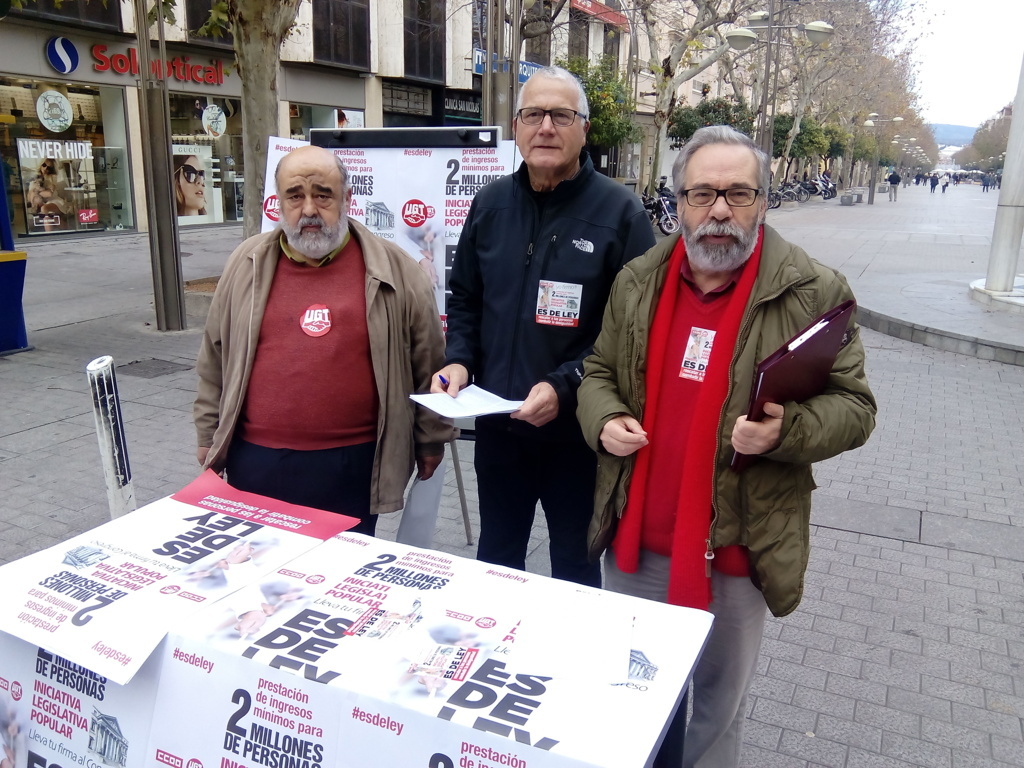 Preparados para iniciar la recogida de firmas