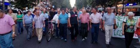 En manifestación por los refugiados y las refugiadas.