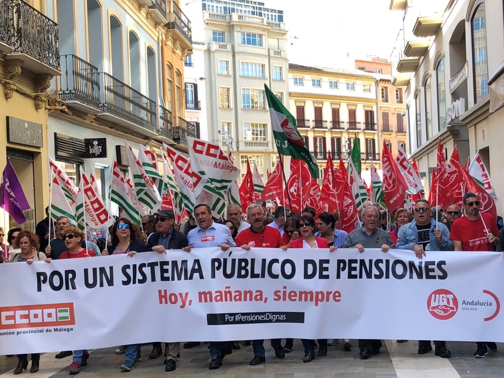 Momento de la manifestación 15 abril 