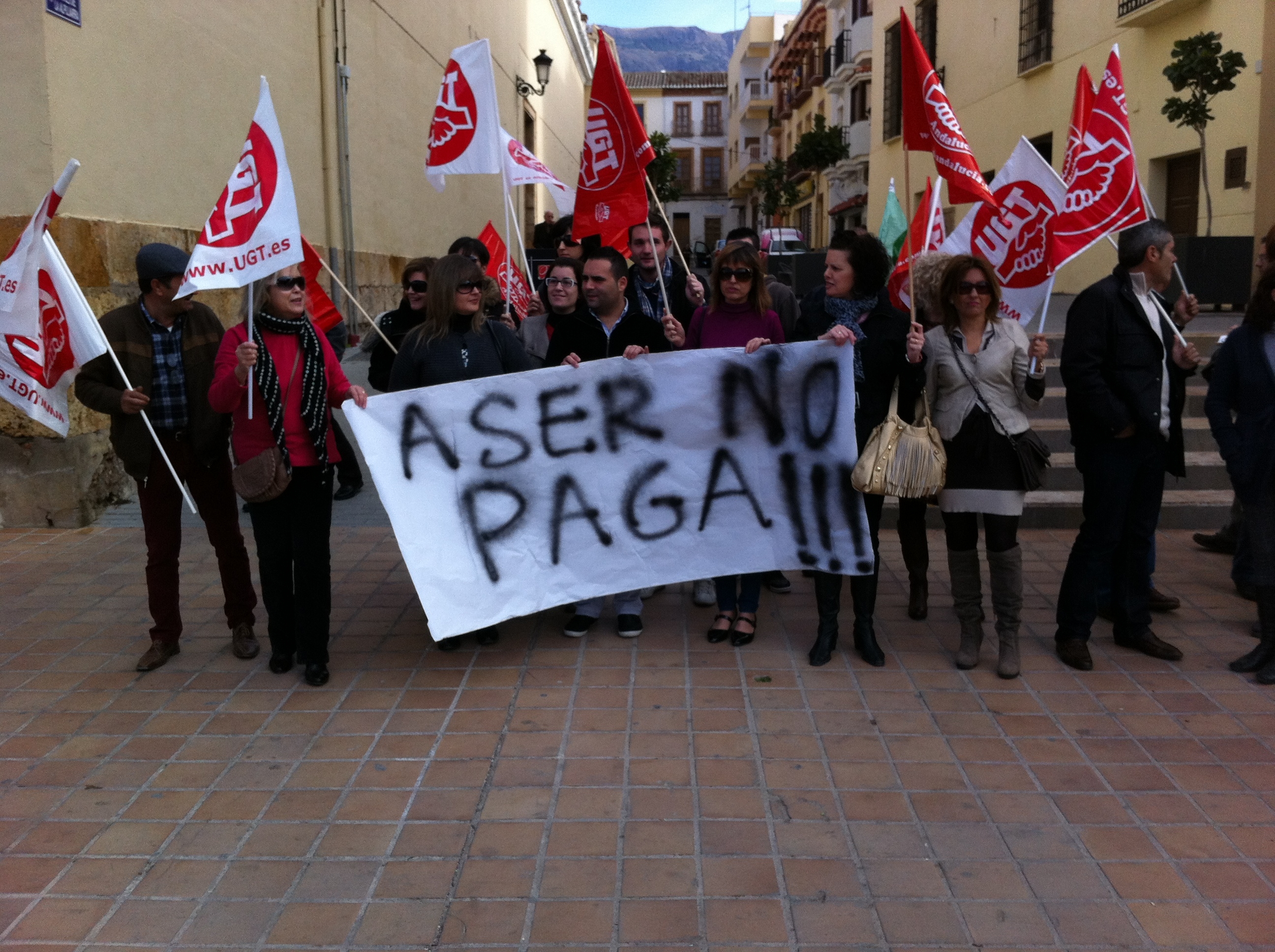 Un momento de la manifestación